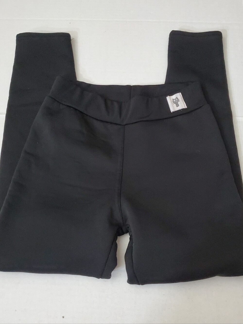 Black Fleece Lined Girl's Stretch Leggings**Size XL (12/14)